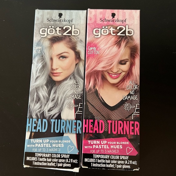 New Got2b Schwarzkopf “Head Turner” Temporary Hair Color - Picture 1 of 2